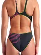Купальник закритий для жінок Arena ONE STREAM SWIMSUIT чорний, рожевий