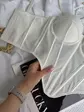 Білий жіночий корсет