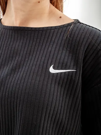Футболка Nike W NSW RIB JRSY SS TOP, чорний