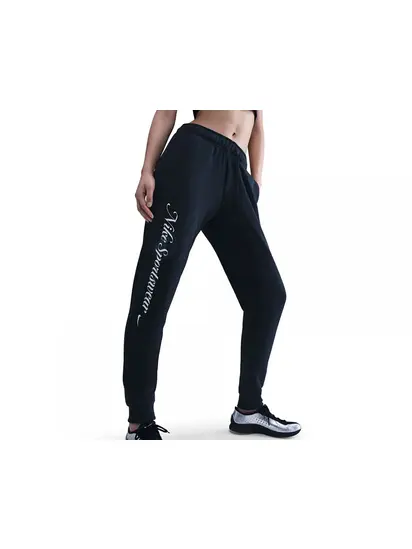 Штани W NSW CLUB FLC GX STD PANT Nike L Чорний