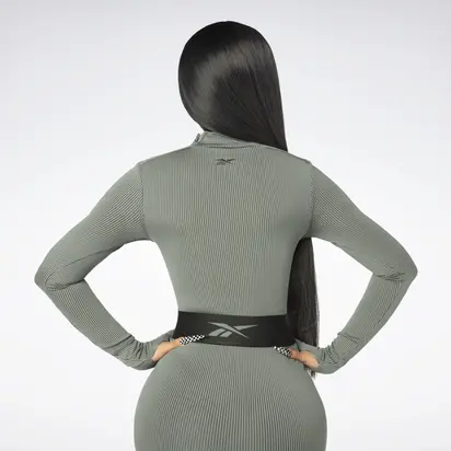 Боді Reebok x Cardi B Bodysuit, хакі
