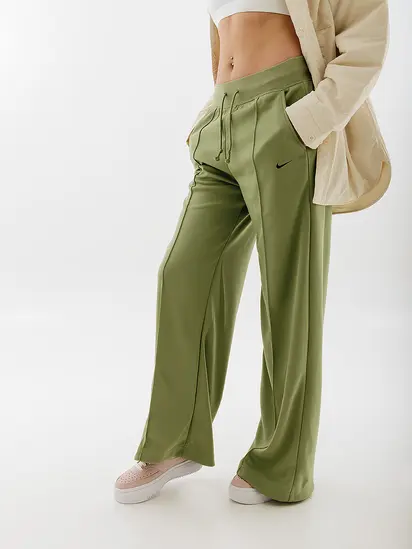 Штани Nike HR WIDE PANT, зелений