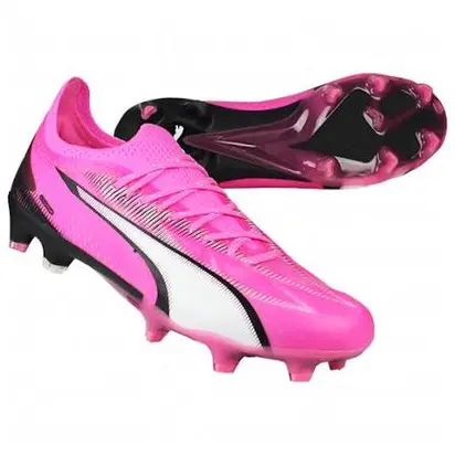 Бутси Puma ULTRA ULTIMATE FG/AG Wn s, рожевий з чорним