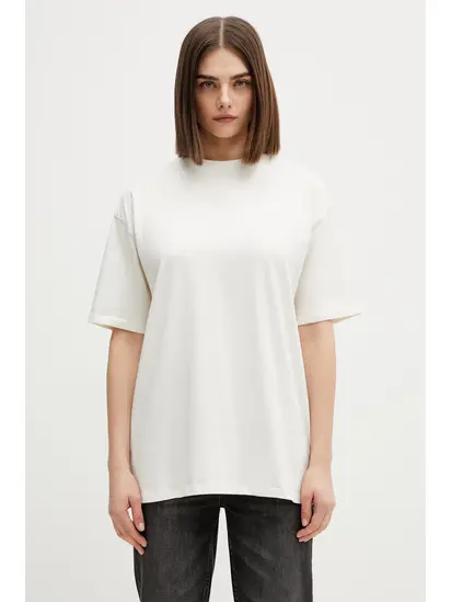 Футболка W TNF ESSENTIAL SIMPLE DOME OS SS TEE TNF THE NORTH FACE L Бежевий