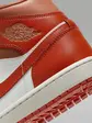 Кросівки жіночі Air Jordan 1 Mid Orange/White