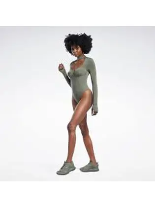 Боді Reebok x Cardi B Bodysuit, хакі