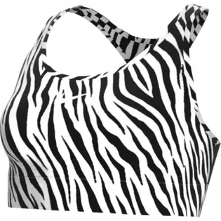 Топ Nike SWOOSH ICONCLASH BRA SP21, чорний з білим