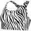 Топ Nike SWOOSH ICONCLASH BRA SP21, чорний з білим
