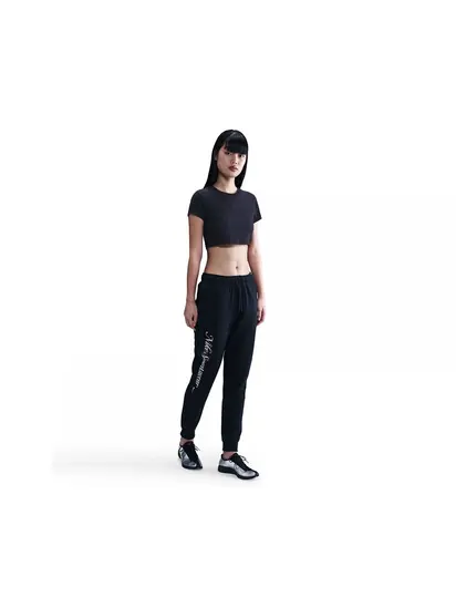 Штани W NSW CLUB FLC GX STD PANT Nike L Чорний
