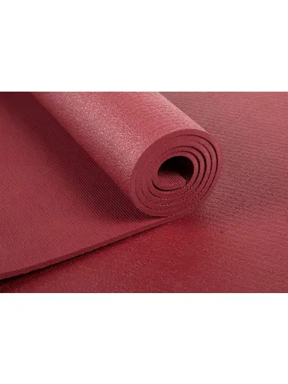 Килимок для йоги PADMA Studio Bodhi 180×65×0.5 см бургунді