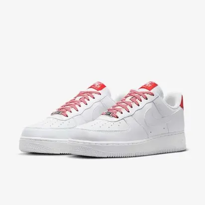Кросівки Nike W AIR FORCE 1 07, білий з червоним