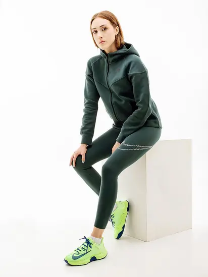 Лосини Nike NS PE SHINE HR TGHT, зелений