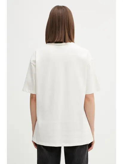 Футболка W TNF ESSENTIAL SIMPLE DOME OS SS TEE TNF THE NORTH FACE L Бежевий
