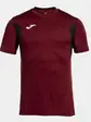 Футболка Joma WINNER III бордово-чорна