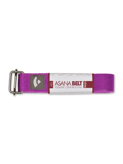 Ремінь для йоги Asana Belt від Bodhi фіолетовий 250x3.8 см