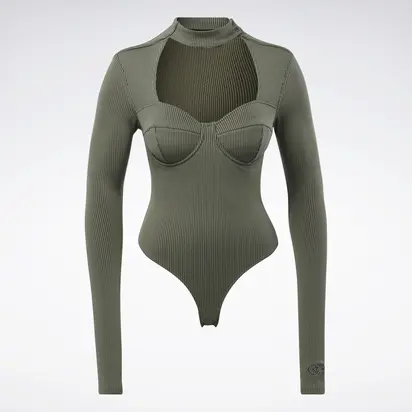 Боді Reebok x Cardi B Bodysuit, хакі