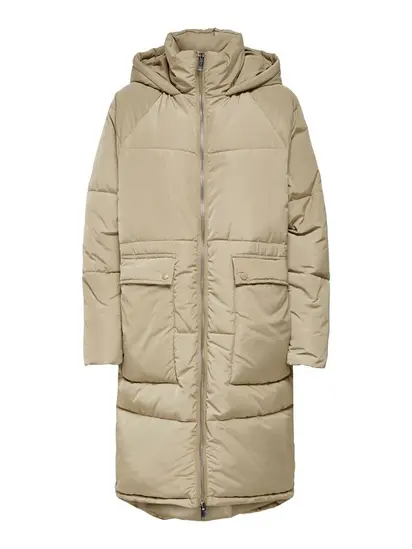 Пальто ONLGABI OVERSIZED LONG COAT OTW NOOS ONLY M Бежевий