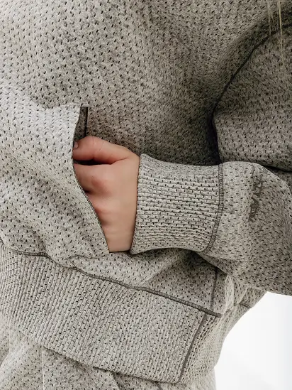 Кофта Nike W NSW TP TFADV QZ NKFWD, сірий