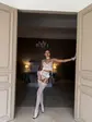 Комплект білої еротичної білизни