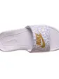Шльопанці Nike VICTORI ONE SLIDE PRINT, білий з золотим