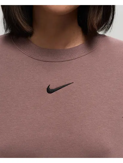 Світшот NIKE SPORTSWEAR PHOENIX FLEECE OVER-OVERSIZED CREW-NECK SWEATSHIRT BORDO