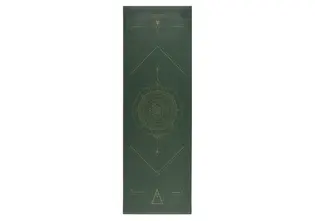 Килимок для йоги Bodhi Leela Yantralign - Янтра Forest Green 183x60x0.45 см