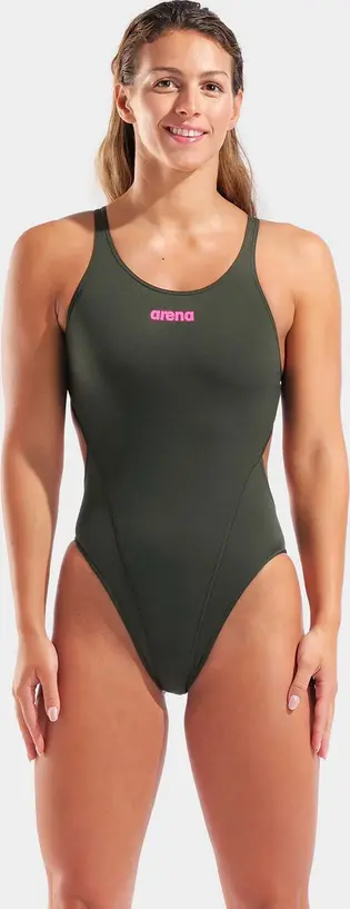 Купальник закритий для жінок Arena TEAM SWIMSUIT SWIM TECH SOLID темно-зелений