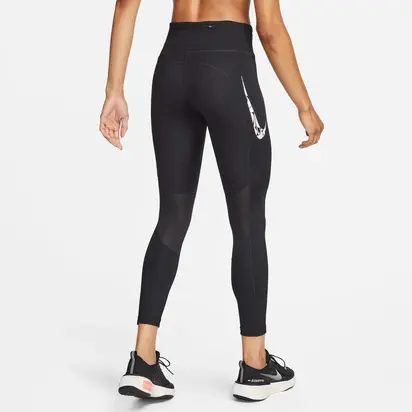 Легінси жіночі Nike Fast Mid-Rise 7/8 Running Leggings With Pockets Black