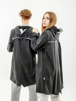 Куртка Rains Jackets, чорний