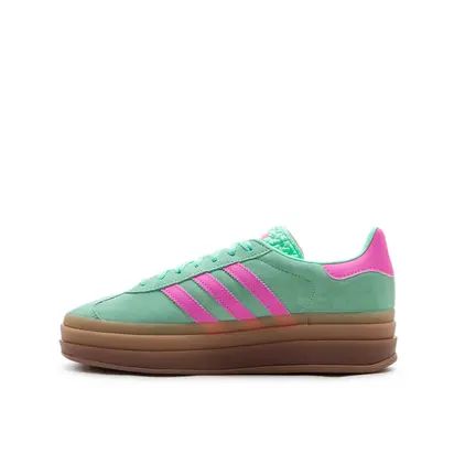 Кросівки Adidas Gazelle Bold, зелений з рожевим
