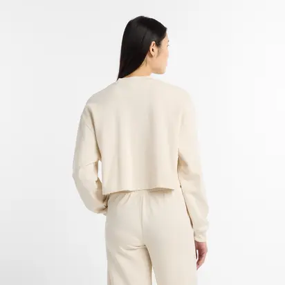 Кофта жіночий New Balance Coastal Fleece Beige L