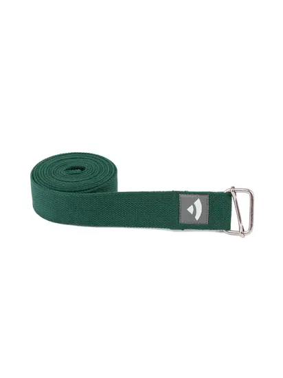 Ремінь для йоги Asana Belt від Bodhi темно-зелений 250x3.8 см