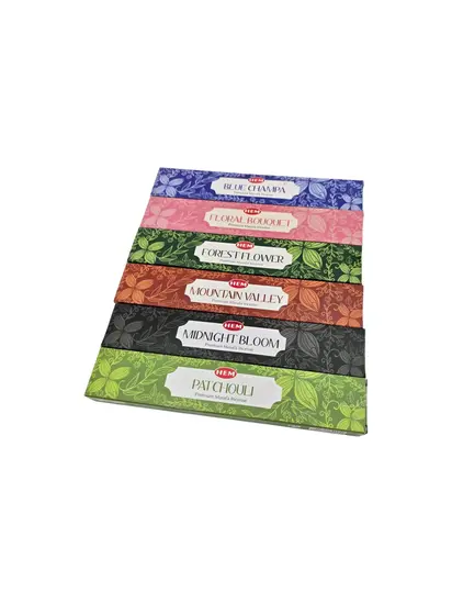 Аромопалички (набір) Gift Pack Masala (6 шт) від HEM із підставкою
