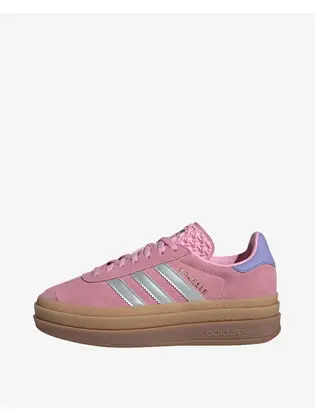 Кросівки Adidas Gazelle Bold, рожевий зі сріблястим