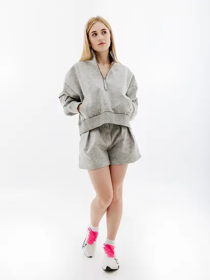 Шорти Nike W NSW TP HR SHRT NKFWD, сірий