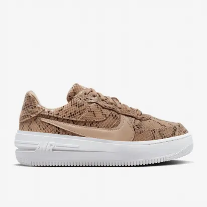 Кросівки Nike Air Force 1 PLT.AF.ORM Brown Snakeskin Print (W)