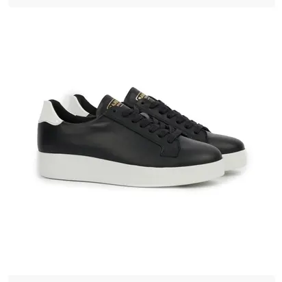 Кросівки Barbour Leather Trainers Black/White