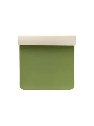 Килимок для йоги TPE Flow Bodhi 183x60x0.5 см оливковий/піщаний