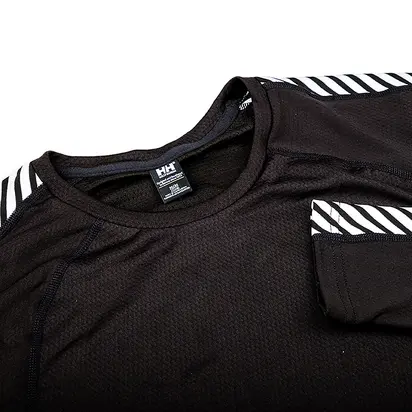 Термокофта HELLY HANSEN LIFA ACTIVE STRIPE CREW, чорний