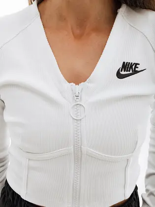 Кофта Nike W NSW LS TOP RIB SW, білий