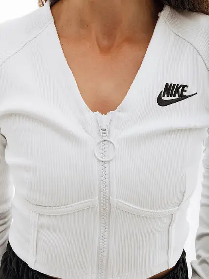 Кофта Nike W NSW LS TOP RIB SW, білий