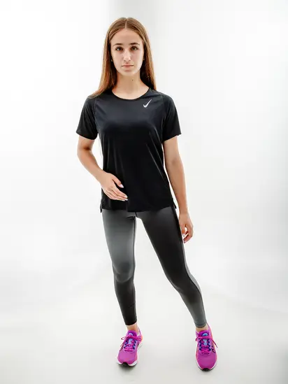 Лосини Nike W NK DF FST MR 7/8 TGHT SNL NV, чорний