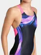 Купальник Arena DREAMHLINE SWIMSUIT V BACK, чорний з рожевим