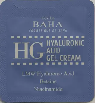 COS DE BAHA Крем-гель на основі гіалуронової кислоти та ніацинаміду Sample (S_HG) 1,5ml