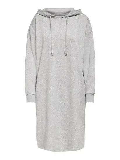 Сукня PGSWEET L/S HOODIE DRESS SWT 15236975 Light Grey Melange ONLY L Сірий