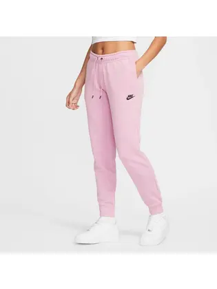 Штани Nike W NSW ESSNTL PANT REG FLC MR, рожевий