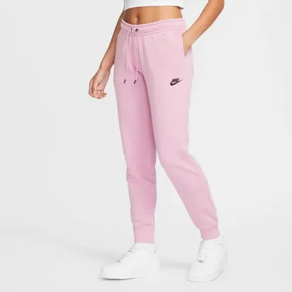 Штани Nike W NSW ESSNTL PANT REG FLC MR, рожевий