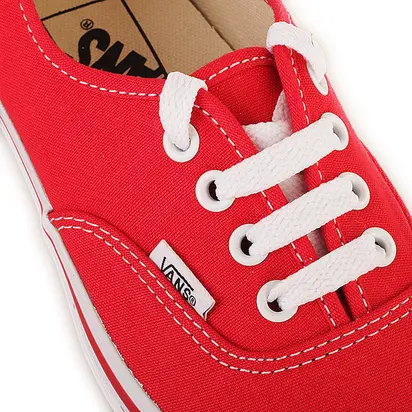 Кеди Vans AUTHENTIC, червоний з білим