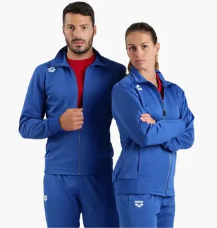 Кофта Arena TEAM JACKET PANEL KNITTED POLY, синій