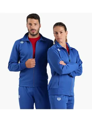 Кофта Arena TEAM JACKET PANEL KNITTED POLY, синій